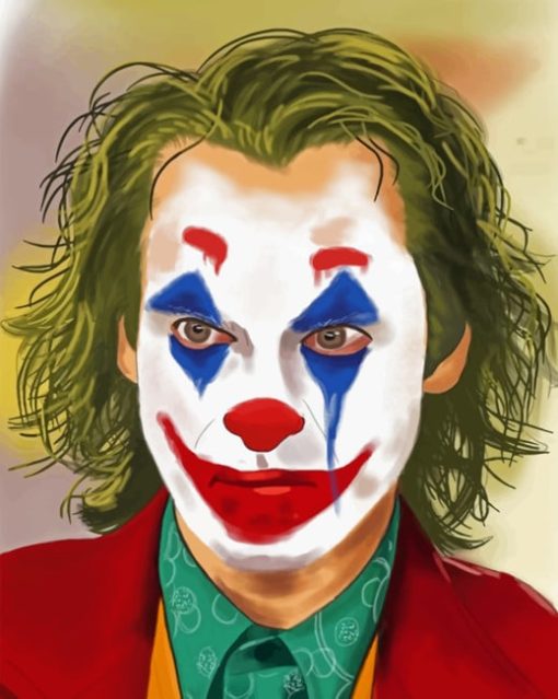 Joaquin Phoenix Joker paint by numbers