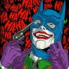 Jokr In Batman Mask paint By Numbers