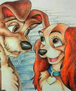 Lady And The Tramp Paint By Numbers