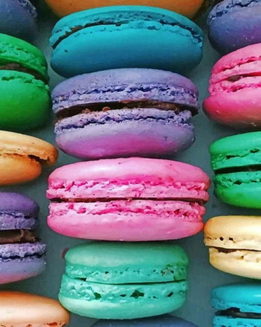 Macaroons paint By Numbers