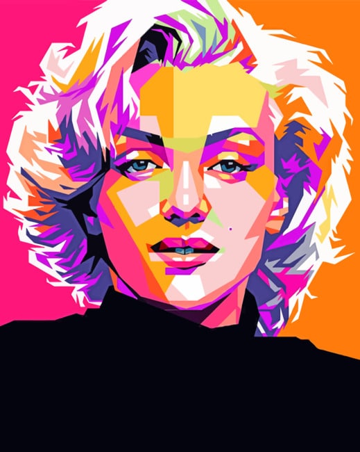 Marilyn Monroe Actors Paint By Numbers - Canvas Paint by numbers