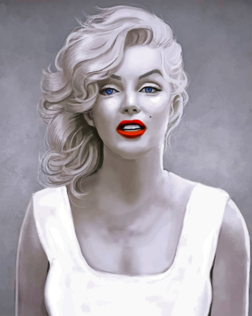 Marilyn Monroe paint by Numbers