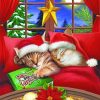 Merry Christmas Cats paint by numbers