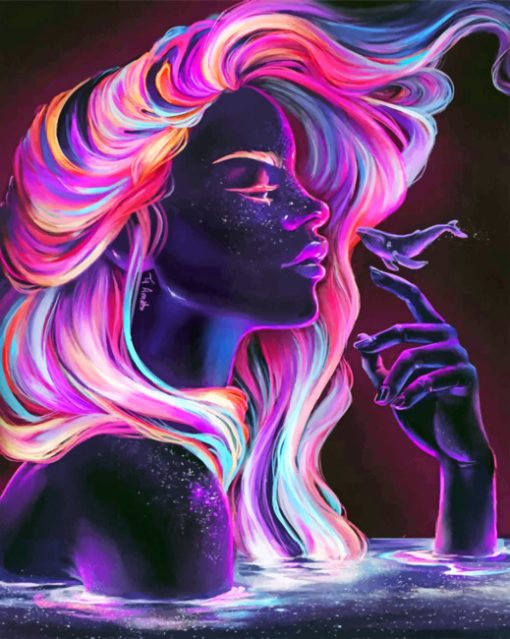 Neon Art paint By Numbers