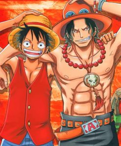 Ace And Luffy One Piece paint By Number