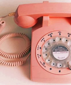Pink Phone paint By Numbers