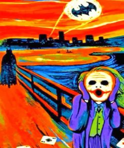 Scream Joker paint By Numbers