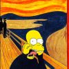 Scream Simpson paint By Numbers
