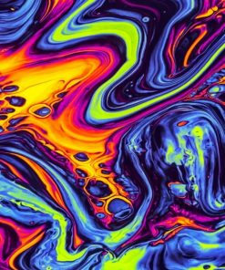 Trippy Wavy paint By Numbers