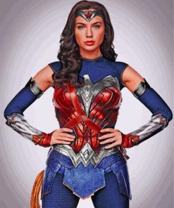 Wonder Woman Hero paint by numbers