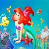 Ariel Under Sea paint by numbers