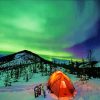 Camping Under Aurora Borealis paint by numbers