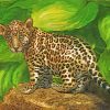 Baby Jaguar paint by numbers