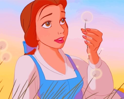 Belle Princess Disney paint by numbers