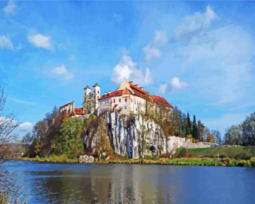Benedictine Abbey In Tyniec paint by numbers