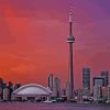 Canada Toronto Skyline paint by numbers