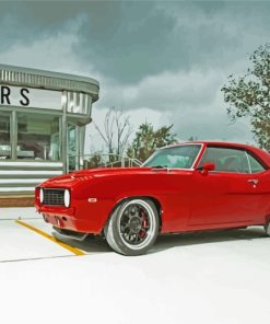Classic Chevrolet Camaro Car paint by numbers
