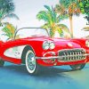 Aesthetic Corvette Car paint by numbers