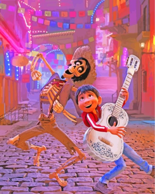 Coco Disney Comedy Movie paint by numbers