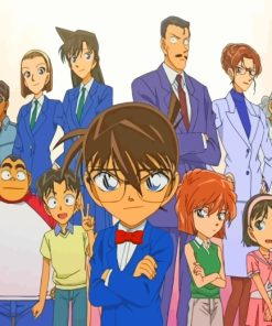 Conan Characters Anime paint by numbers
