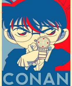 Conan Illustration Anime paint by numbers