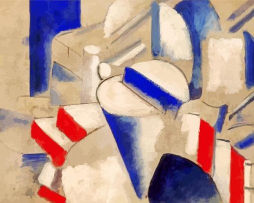 Contrasts Of Forms By Leger paint by numbers