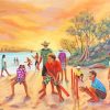 Cricket In The Beach paint by numberrs