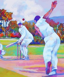 Cricket In The Park paint by numbers