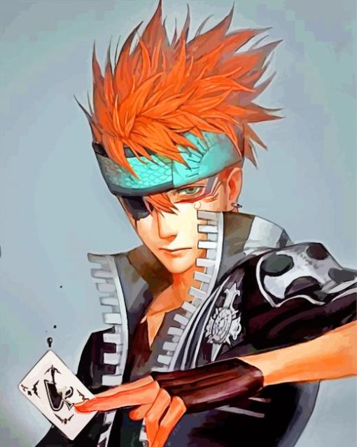 Lavi D Gray Man Anime paint by numbers
