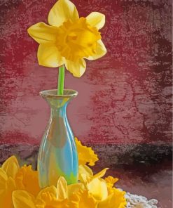 Daffodil Still Life paint by numbers