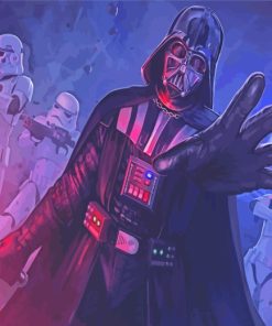 Darth Vader Movie paint by numbers