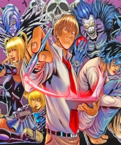 Death Note Characters paint by numbers
