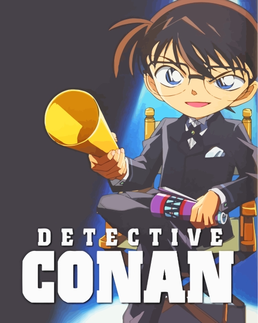 Detective Conan Poster paint by numbers