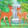 Disney Bambi Deer paint by numbers