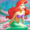 Pretty Ariel Disney paint by numbers