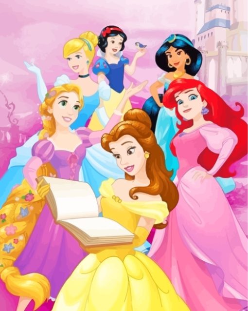 Disney Princesses paint by numbers