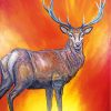Elk Animal paint by numbers