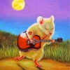 Guitarist Mouse paint by numbers