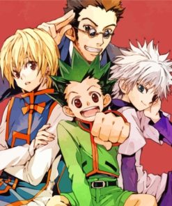 Hunter X Hunter Characters paint by numbers