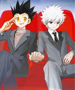 Killua And Gon Japanese Anime paint by numbers