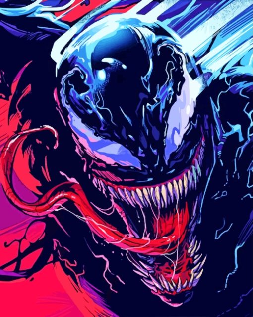 Venom Illustration paint by numbers