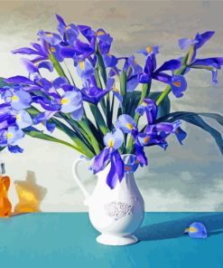 Aesthetic Irises Bouquet paint by numbers