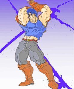 Jonathan Joestar Character paint by numbers