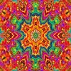 Kaleidoscope Mandala Art paint by numbers