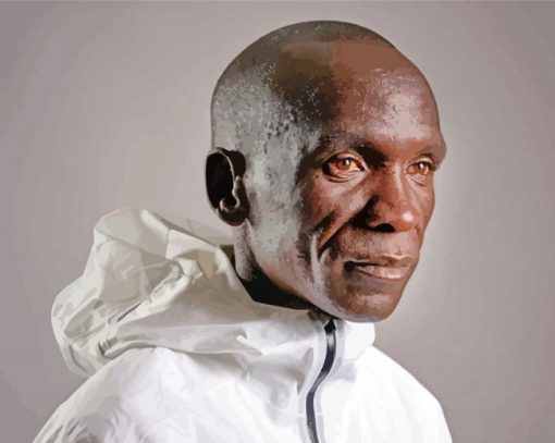The Athlete Kipchoge paint by numbers