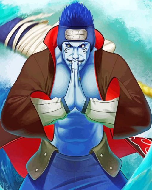 Kisame Hoshigaki Character paint by numbers