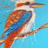 Kookaburra Bird Art paint by numbers