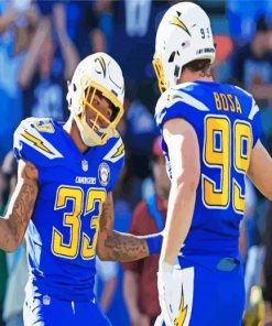 Los Angeles Chargers Team paint by numbers