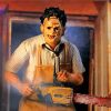 Leatherface Horror Movie paint by numbers