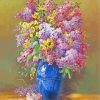 Lilacs In Blue Vase paint by numbers